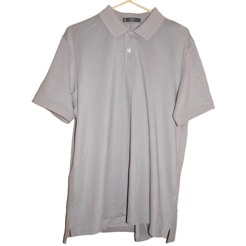 Member’s Mark Men’s Medium Gray Stretch Cotton Short Sleeve Polo Shirt